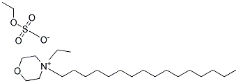 N-(n-Hexadecyl)-N-ethylmorpholinium ethosulfate Struktur