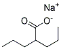 Valproic acid, sodium hydrogen Struktur