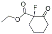 Ethyl 1-fluoro-2-oxo-cyclohexane carboxylate Struktur