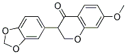 3-(1,3-BENZODIOXOL-5-YL)-7-METHOXY-4-CHROMANONE Struktur