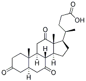 3,7,12-TRIOXO-5A-CHOLAN-24-OICACID Struktur