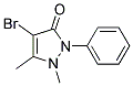 4-BROMO-2,3-DIMETHYL-1-PHENYL-3-PYRAZOLIN-5-ONE Struktur