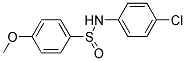 4'-CHLORO-4-METHOXYBENZENESULFINANILIDE Struktur