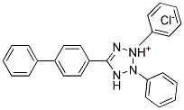 5-(4-BIPHENYLYL)-2,3-DIPHENYL-2H-TETRAZOLIUMCHLORIDE Struktur