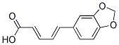 5-(1,3-BENZODIOXOL-5-YL)-2,4-PENTADIENOICACID Struktur