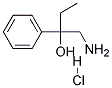 A-AMINOMETHYL-A-ETHYLBENZYLALCOHOLHYDROCHLORIDE Struktur