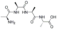 L-ALANYL-L-ALANYL-L-ALANYL-L-ALANINE Struktur