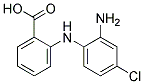 O-(2-AMINO-4-CHLOROPHENYLAMINO)BENZOICACID Struktur