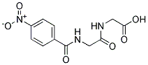 N-(P-NITROBENZOYL)GLYCYLGLYCINE Struktur