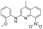 N-(O-METHOXYPHENYL)-4-METHYL-8-NITRO-2-QUINOLINAMINE Struktur