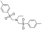 N,N-BIS(TOSYLMETHYL)ETHYLAMINE Struktur