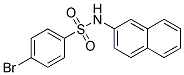 P-BROMO-N-(2-NAPHTHYL)BENZENESULFONAMIDE Struktur