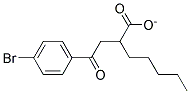 P-BROMOPHENACYLHEPTANOATE Struktur