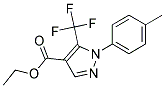 Ethyl1-p-Tolyl-5-trifluoromethyl-1H-pyrazole-4-carboxylate Struktur