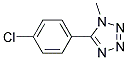 5-(4-Chlorophenyl)-1-methyl-1H-1,2,3,4-tetrazole Struktur