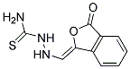 (Z)-2-((3-Oxoisobenzofuran-1(3H)-ylidene)methyl)hydrazinecarbothioamide Struktur