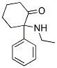 2-(phenyl)-2-(N-ethylamino)cyclohexanone Struktur