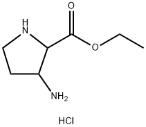 ETHYL 3-AMINO-DL-PROLINATE HCL
 Struktur