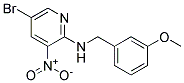 (5-Bromo-3-nitro-pyridin-2-yl)-(3-methoxy-benzyl)-amine Struktur