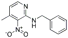 Benzyl-(4-methyl-3-nitro-pyridin-2-yl)-amine Struktur