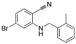 4-Bromo-2-(2-methyl-benzylamino)-benzonitrile Struktur