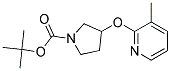 3-(3-Methyl-pyridin-2-yloxy)-pyrrolidine-1-carboxylic acid tert-butyl ester Struktur