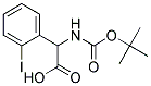 [(tert-butoxycarbonyl)amino](2-iodophenyl)acetic acid Struktur