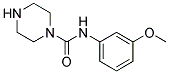 N-(3-methoxyphenyl)piperazine-1-carboxamide Struktur