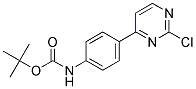 [4-(2-Chloro-pyrimidin-4-yl)-phenyl]-carbamic acid tert-butyl ester Struktur