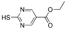 ethyl 2-sulfanylpyrimidine-5-carboxylate Struktur