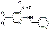 5-Nitro-6-[(pyridin-3-ylmethyl)-amino]-nicotinic acid methyl ester Struktur