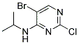 5-bromo-2-chloro-N-(1-methylethyl)pyrimidin-4-amine Struktur