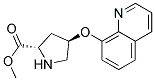 methyl (2S,4R)-4-(quinolin-8-yloxy)pyrrolidine-2-carboxylate Struktur