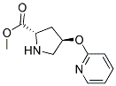 methyl (2S,4R)-4-(pyridin-2-yloxy)pyrrolidine-2-carboxylate Struktur