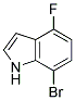 7-bromo-4-fluoro-1H-indole Struktur