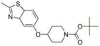 4-(2-Methyl-3a,7a-dihydro-benzothiazol-5-yloxy)-piperidine-1-carboxylic acid tert-butyl ester Struktur