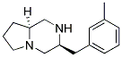 (3S,8aS)-3-(3-methylbenzyl)octahydropyrrolo[1,2-a]pyrazine Struktur