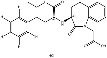 BENAZEPRIL-D5 HYDROCHLORIDE Struktur