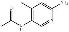 5-ACETYLAMINO-2-AMINO-4-PICOLINE Struktur