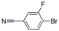 3-Fluoro-4-Bromocyanobenzene Struktur