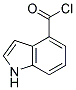 Indole-4-Formyl Chloride Struktur