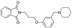 N-{3-[3-(1-Piperidinylmethyl)Phenoxy]propyl}Phthalimide Struktur