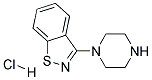 3-(1-Piperazinyl)-benzisothiazole hydrochloride Struktur