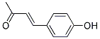 4-(4-Hydroxyphenyl)-3-buten-2-one Struktur