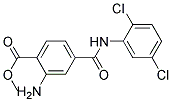 3-Amino-4-carbmethoxy-2',5'-dichlorobenzanilide Struktur