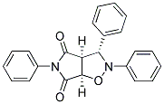 (3A,3AA,6AA)-2,3,5-TRIPHENYL-2,3,3A,6A-TETRAHYDROPYRROLO(3,4-D)ISOXAZOLE-4,6(5H)-DIONE Struktur