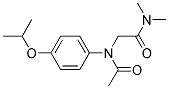 2-(N-(P-ISOPROPOXYPHENYL)ACETAMIDO)-N,N-DIMETHYLACETAMIDE Struktur