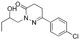 6-(P-CHLOROPHENYL)-2-(2-HYDROXYBUTYL)-4,5-DIHYDRO-3(2H)-PYRIDAZINONE Struktur