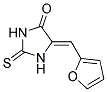 5-FURFURYLIDENE-2-THIOXO-4-IMIDAZOLIDINONE Struktur