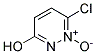 6-CHLORO-3-PYRIDAZINOL1-OXIDE Struktur